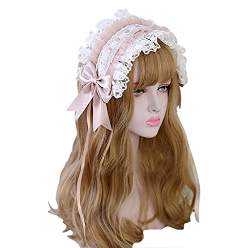 Star Lace Ribbon Bow Headband Cosplay Headdress Japanese Sweet Lovely Ruffled Hairpin Maid Hair Accessories Anime Maid Cosplay Hair Accessories Star Lace Ribbon Bow Headband Cosplay Headdress Japanese Sweet Lovely Ruffled Hairpin Maid Hair Accessories Anime Maid Cosplay Hair Accessories von DOSERTY