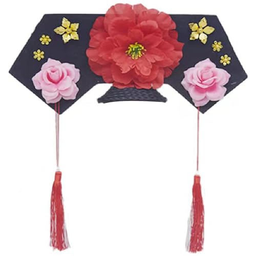 Traditionelles Kostüm, königlicher Hut für Damen, chinesischer königlicher Blumenhut, Hochzeit, Kostüm, Themenparty, Requisiten, Kopfschmuck, Fotografie-Requisiten Traditionelles Kostüm, königlicher Hut für Damen, chinesischer königlicher Blumenhut, Hochzeit, Kostüm, Themenparty, Requisiten, Kopfschmuck, Fotografie-Requisiten von DOSERTY