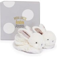 DOUDOU DC1310 Bonbon Hase Füsslinge mit Rassel, taupe DOUDOU DC1310 Bonbon Hase Füsslinge mit Rassel, taupe von DOUDOU