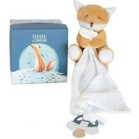 DOUDOU DC3786 Unicef Fuchs Schmusetuch 12cm, Box von DOUDOU