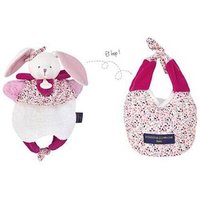 DOUDOU DC3825 Amusette Hase Schmusetuch 30 cm von DOUDOU