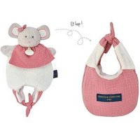 DOUDOU DC3827 Amusette Maus Schmusetuch 30 cm von DOUDOU