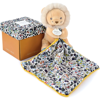 DOUDOU DC4018 Löwe mit Schmusetuch 12cm Boh'aime, Box von DOUDOU