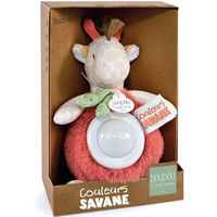 DOUDOU DC4075 Nachtlicht Giraffe 15 cm Couleurs Savane von DOUDOU