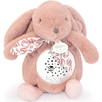 DOUDOU DC4200 Nachtlicht Sterne & Musik, Hase rosa 19cm von DOUDOU