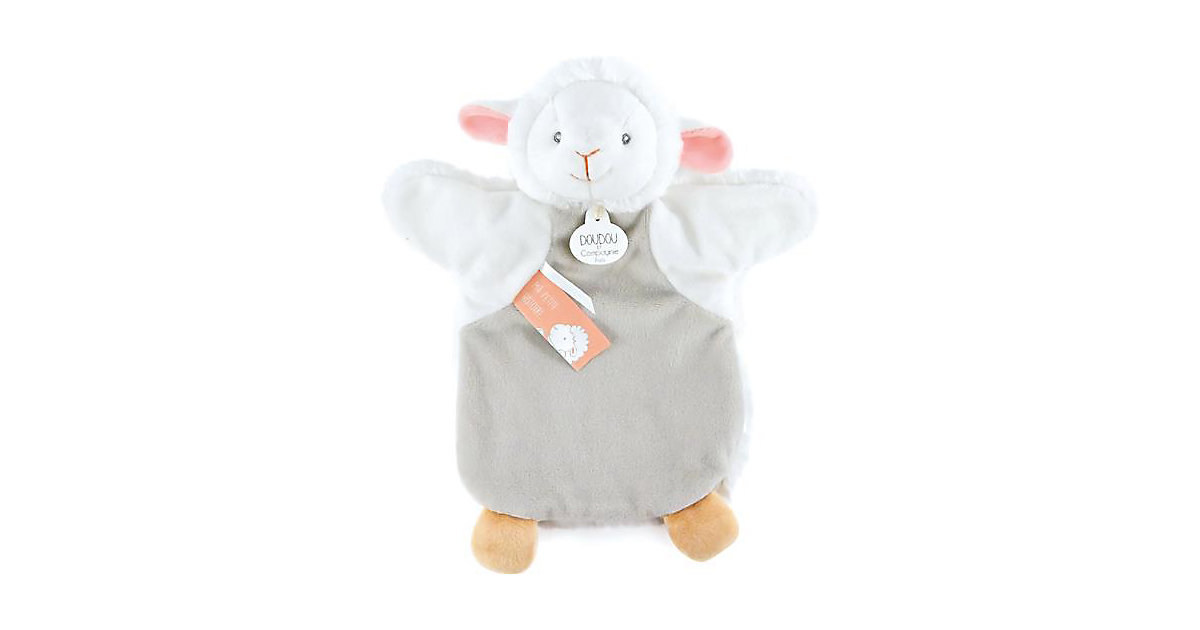 Handpuppe Lamm 25cm weiß-kombi von DOUDOU