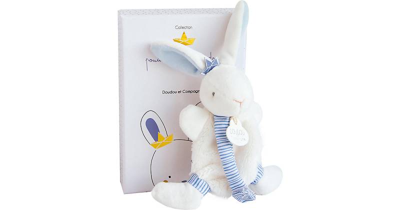 Hase Matrose Schmusetuch mit Schnullerkette von DOUDOU