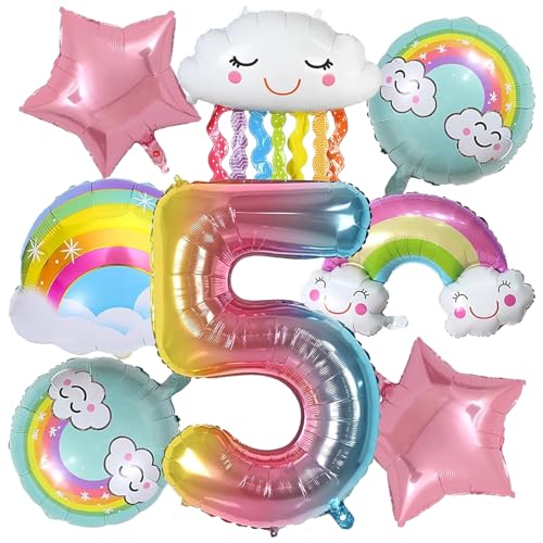 DOWNDRIFT Regenbogen Deko Kindergeburtstag Mädchen 5 Jahre,Geburtstag Regenbogen Deko Mädchen,Regenbogen Luftballons Regenbogen Party Deko,Regenbogen Kindergeburtstag Mädchen Geburtstagsparty DOWNDRIFT Regenbogen Deko Kindergeburtstag Mädchen 5 Jahre,Geburtstag Regenbogen Deko Mädchen,Regenbogen Luftballons Regenbogen Party Deko,Regenbogen Kindergeburtstag Mädchen Geburtstagsparty von DOWNDRIFT