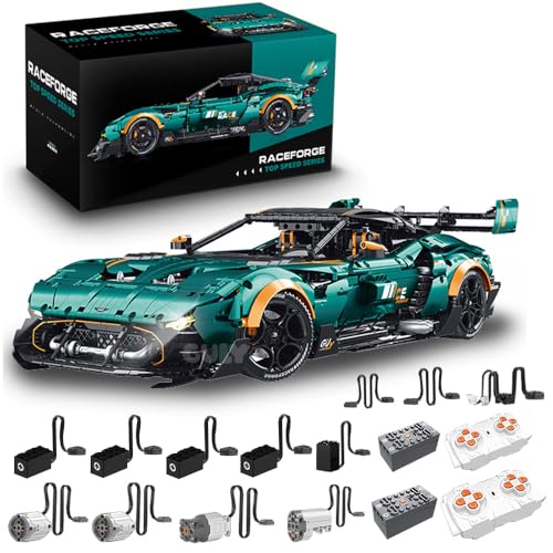 DOYAY Technik Auto 1: 8 für Aston Martin Vulcan Hypercar, Groß Auto mit 8 Motoren Set, 10647 Technik Supercar ModeII Bausatz, 3794 TeiIe MOC Superauto ModeII, für Aston Martin Vulcan (Originalverpack) von DOYAY