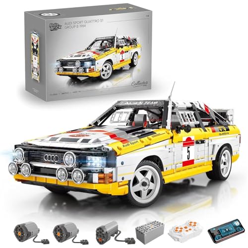 DOYAY Technik Auto 1: 8 für Audi S1 Quattro Group B Supercar, Groß Auto 23043 ModeII Bausatz, 3881 TeiIe MOC Superauto ModeII, für Technik Rennauto (Originalverpack) von DOYAY