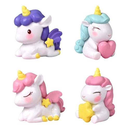 DOwrap 4 Stück Einhorn Mini Figuren,Einhorn Cupcake Figuren Geburtstagstorte Dekoration Einhorn Tortendeko Cartoons Kuchen Topper Desktop Ornament Für Kinder Mädchen Junge Geburtstag Party Baby Shower DOwrap 4 Stück Einhorn Mini Figuren,Einhorn Cupcake Figuren Geburtstagstorte Dekoration Einhorn Tortendeko Cartoons Kuchen Topper Desktop Ornament Für Kinder Mädchen Junge Geburtstag Party Baby Shower von Guoml
