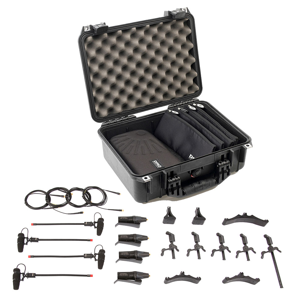 DPA 4099 CORE Classic Touring-Set KIT-4099-DC-4C Instrumentenmikrofon von DPA