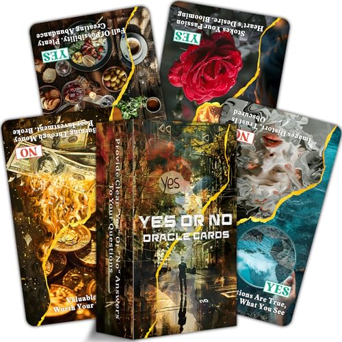 DPEHAKMK Yes or No Oracle Cards, Clarifying Life Situations Oracle Deck, Oracle Cards for Beginners, Simplify Your Decisions Instantly DPEHAKMK Yes or No Oracle Cards, Clarifying Life Situations Oracle Deck, Oracle Cards for Beginners, Simplify Your Decisions Instantly von DPEHAKMK