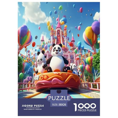 Vergnügungsparks Puzzles 1000 Teile Schwer Puzzle Spielzeug Pädagogisches Spiel Impossible Herausforderung Spielzeug Für Erwachsene Und Kinder in Bewährter 38x26cm/1000pcs von DPEOANEBN