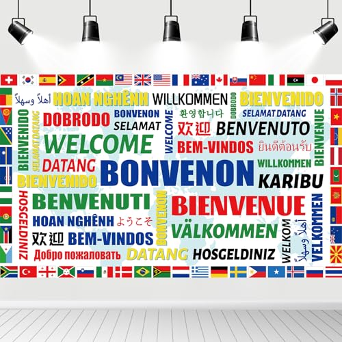 DPKOW Internationaler Willkommenshintergrund Banner, Stoff 2024 Internationaler Sportwettbewerb Dekorationen, 185 * 110cm DPKOW Internationaler Willkommenshintergrund Banner, Stoff 2024 Internationaler Sportwettbewerb Dekorationen, 185 * 110cm von DPKOW