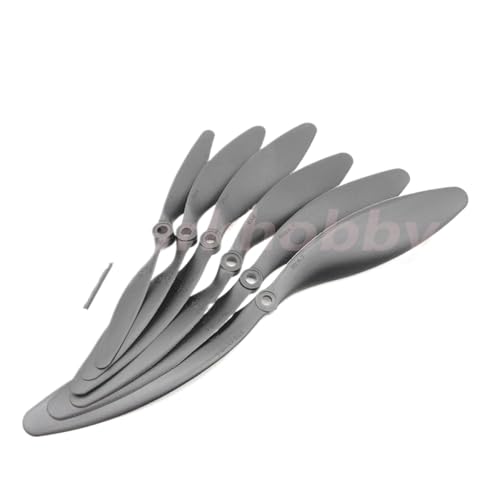 10pcs Los kompatibler Haoye 6mm Lochpropeller SF-7040 SF-8060 SF-9047 SF-9060 SF-1047 SF-1147 mit Paddelring Kompatibel mit RC-Flugzeug langsame Geschwindigkeitsgebrauch(1147 10PCS) von DPLBAZHC