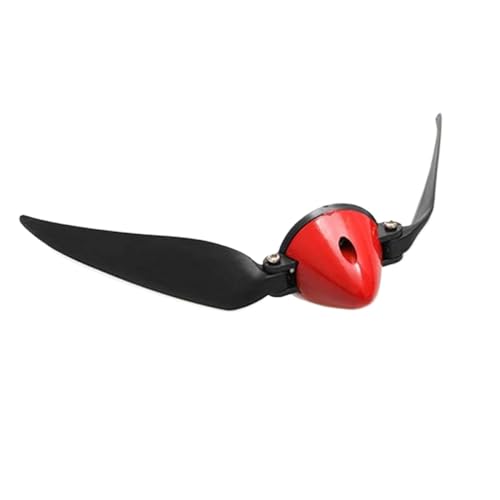 10x6 1060 Faltenpropeller für RC -Segelflugzeugkompatibel mit ASW28 -Paddel -Requisiten mit D43X3.17 und 4mm Plastikspinner Volantex(Hole Dia 3.17mm) von DPLBAZHC