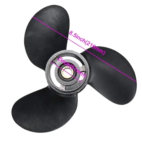 12 Spline-Zahn 8-9,8 PS Aluminium 3 Außenborderpropeller Kompatibel mit kompatible Modelle schwarz 8.5x9 12 Spline-Zahn 8-9,8 PS Aluminium 3 Außenborderpropeller Kompatibel mit kompatible Modelle schwarz 8.5x9 von DPLBAZHC