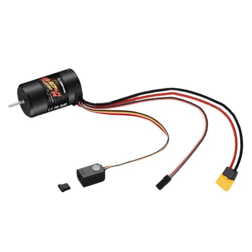 1200 kV 1800 kV spürbarer bürstenloser Motor mit integriertem 40A ESC Kompatibel mit 1/10 1/8 RC -Autos kompatible Teile(Fusion SE 40A 1800KV) von DPLBAZHC