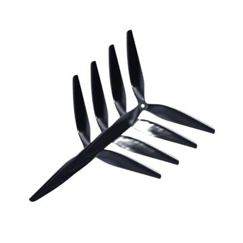 13 Zoll 3 dreischwarz-karbonverstärkte Nylonpropeller kompatibel mit FPV X-Klasse Prop 13x9x3(2pcs CW 2pcs CCW) von DPLBAZHC