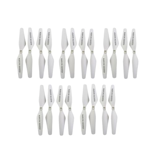 147 mm weiße Propeller Kompatibel mit Z3 Quadcopter kompatible Flugzeugteile in 4 oder 20 Pack Easy Installation erhältlich(5 Set(20Pcs)) von DPLBAZHC