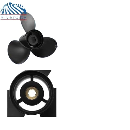 15x17 Bootspropeller kompatibel mit 90 PS 100 PS 115 PS 125 PS Außenborder Motor Aluminium 3 15 Spline von DPLBAZHC