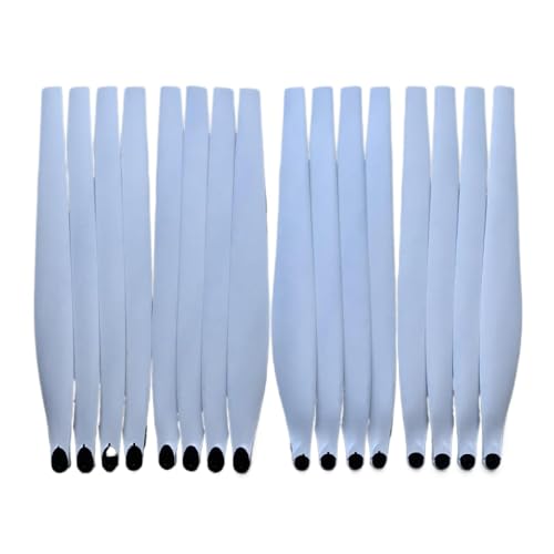 16pcs Carbon Nylon White Folding Propellers kompatibel mit CW CCW der T40 T50 Kompatibel mit Landwirtschaftsbehörden Zubehör(16pcs New Upgraded) von DPLBAZHC