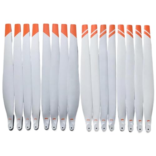 16pcs Carbon Nylon White Folding Propellers kompatibel mit CW CCW der T40 T50 Kompatibel mit Landwirtschaftsbehörden Zubehör(16pcs Normal) von DPLBAZHC