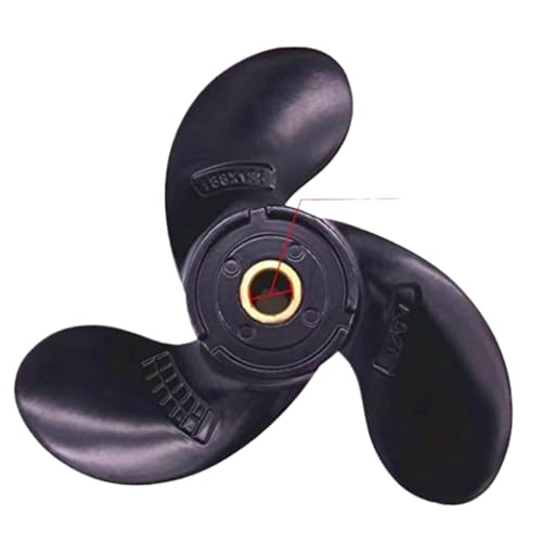 188x135 mm Außenborder -Motorpropeller Kompatibel mit 2,5 -PS -Motoren aus Aluminiummaterial von DPLBAZHC