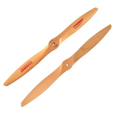 1pc Holzpropeller Kompatibel mit RC -Flugzeug kompatibel mit ZyHobby CW 14x10 22x10 23x8 23x10(15x10) von DPLBAZHC