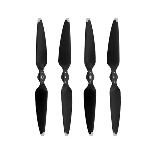 2/4 Paare Propeller mit niedrigem Rauschen für kompatible Drohnen Schnellverkaufsklappflügelzubehör(2pairs Silver) von DPLBAZHC