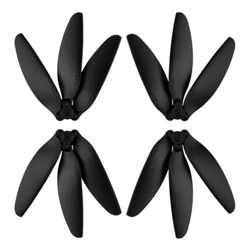 2 Paare Ersatzpropeller Kompatibel mit kleine Drohnen, die mit 2 und 3 Schnellfreisetzungszubehör kompatibel sind(Black) von DPLBAZHC