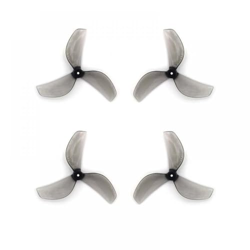2 Paarpaare Keuchen-Drohnen 45-mm-Ersatzpropeller für 2-3 RC-Modelle mit 1,5-mm-Wellenkompatibilität(3 Blade Gray 1.5mm) von DPLBAZHC