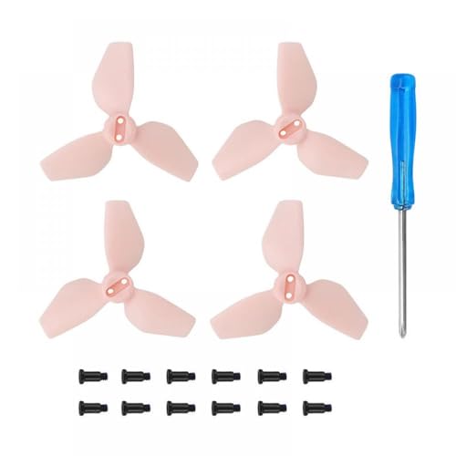 2 setzt farbenfrohen Propeller Kompatibel mit Neo-Drohnen-kompatible 3- Leichtes Schnellfreisetzungszubehör(Pink) von DPLBAZHC