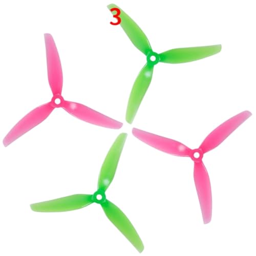 20/10/4 Paare Polycarbonat 3 CW CCW -Propeller Kompatibel mit RC -FPV -Drohnen kompatibel mit verschiedenen Modellen Ersatzteile(20 Pairs S3) von DPLBAZHC