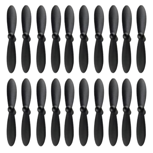 20 Stücke Ersatzpropeller -Set Kompatibel mit Drohnenquadcopter RC -Zubehör in 5 Farben, die mit verschiedenen Modellen kompatibel sind(Black) von DPLBAZHC