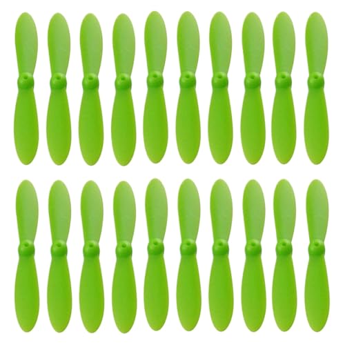 20 Stücke Ersatzpropeller -Set Kompatibel mit Drohnenquadcopter RC -Zubehör in 5 Farben, die mit verschiedenen Modellen kompatibel sind(Green) von DPLBAZHC