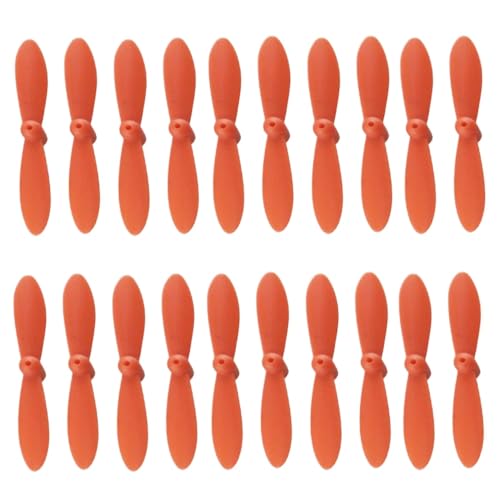 20 Stücke Ersatzpropeller -Set Kompatibel mit Drohnenquadcopter RC -Zubehör in 5 Farben, die mit verschiedenen Modellen kompatibel sind(Orange) von DPLBAZHC