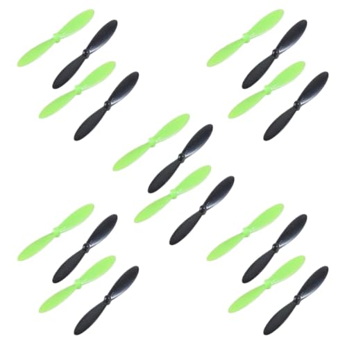 20pcs Propeller kompatibel mit X4 Quadcopter Motors H107L H107C in Schwarz und Grün von DPLBAZHC
