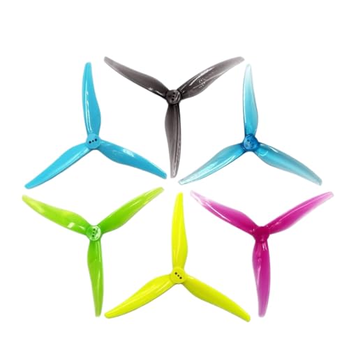 24 PCs 12 Paare SL 5125 5,1 Zoll 3 Propeller 1,5 mm 2 mm FPV bürstenloser Motor kompatibel mit FPV -Rennsport- und Freestyle -Drohnen O3(Mixed Color 1.5mm) von DPLBAZHC
