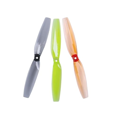 24 pcs 12pair 2 Zoll 2 Propeller mit 1 mm 1mm Loch Kompatibel mit RC -Drohnen -FPV -Rennsportkompatibel mit Zahnstocherrahmen(Mixed 65mm 1.5mm) von DPLBAZHC
