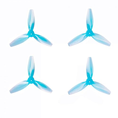 2412 61 mm 3 Propeller CW CCW Kompatibel mit 1,2 mm Loch Zahnstocher FPV RC -Drohne mit 8520 gebürsteter Motorkompatibilität(4Pairs Blue) von DPLBAZHC