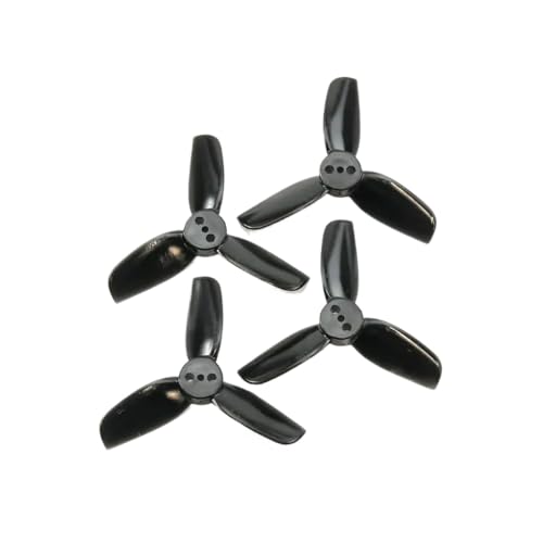 24pcs 12pairs 2inch 3 Propeller 2525 T2.5x2,5x3 Kompatibel mit bürstenlose FPV RC Racing Motors(Black) von DPLBAZHC