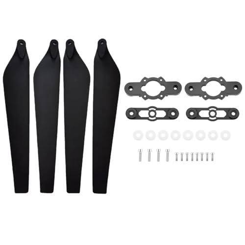 2880 Kohlenstoffpropeller -Klemmzubehör Kompatibel mit E5000 kompatible landwirtschaftliche Sprühdrohne(Black Props 4pcs) von DPLBAZHC