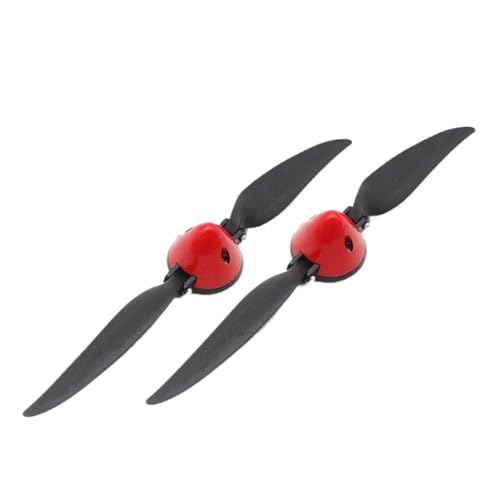 2Set SparkHobby 1060 10x6 Falten -Propeller, kompatibel mit RC -Flugzeugen und angetriebenen Segelflugzeugen, umfassen 742308 Requisiten und D42.5x4mm Plastikspinner(2 Set 4.0mm) von DPLBAZHC