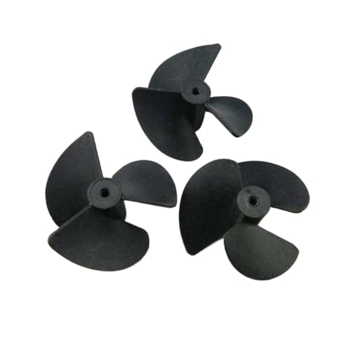 2mm Welle 3-Propeller Kompatibel mit RC-Modellboote 40 mm Durchmesser Kee-resistente Nylonpaddelzubehör von DPLBAZHC