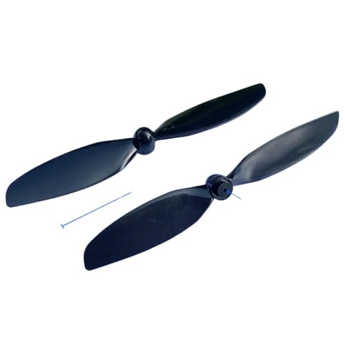 2pcs 75 mm Propeller CW CCW kompatibel mit 1 mm Wellendurchmesser Kompatibel mit RC Quadcopter Drohne Coreless Motor N30 Spielzeugflugzeugmodelle von DPLBAZHC