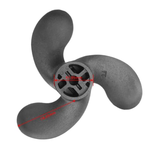3 Außenbordpropeller Kompatibel mit 2,5 PS und 3,5 PS Marine Motors kompatibel mit Mehreren Marken Durchmesser 47,05 mm von DPLBAZHC