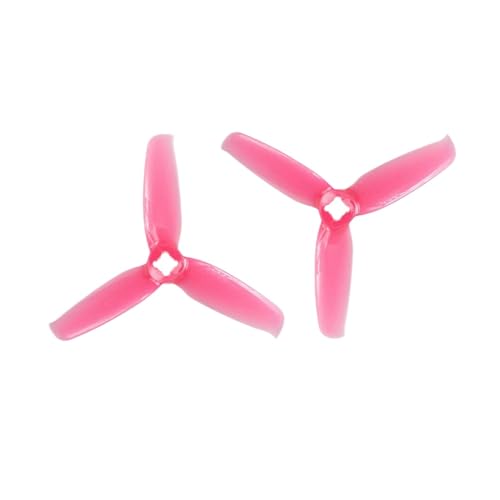 3052 1,5 mm 5 mm 3 Zoll 3pc Propeller Kompatibel mit kompatible RC FPV Rennstil Freestyle Zahnstocher Cine Whoop Ducted Drohnen DIY -Teile(6Pairs Pink) von DPLBAZHC