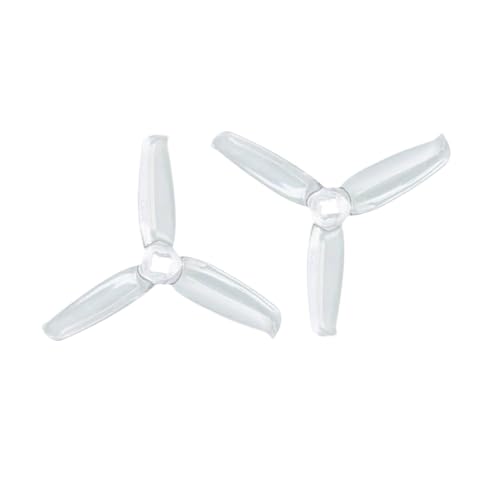 3052 1,5 mm 5 mm 3 Zoll 3pc Propeller Kompatibel mit kompatible RC FPV Rennstil Freestyle Zahnstocher Cine Whoop Ducted Drohnen DIY -Teile(6Pairs Transparent) von DPLBAZHC